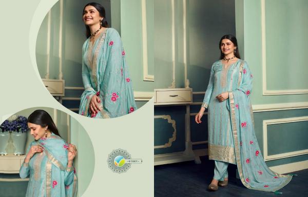 Vinay Kaseesh Aarzoo 2 Dola Silk Designer Dress Material Collection